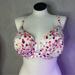 Women's Polka Dot Bra - Multicolor Cacique cooling French full coverage 42DD